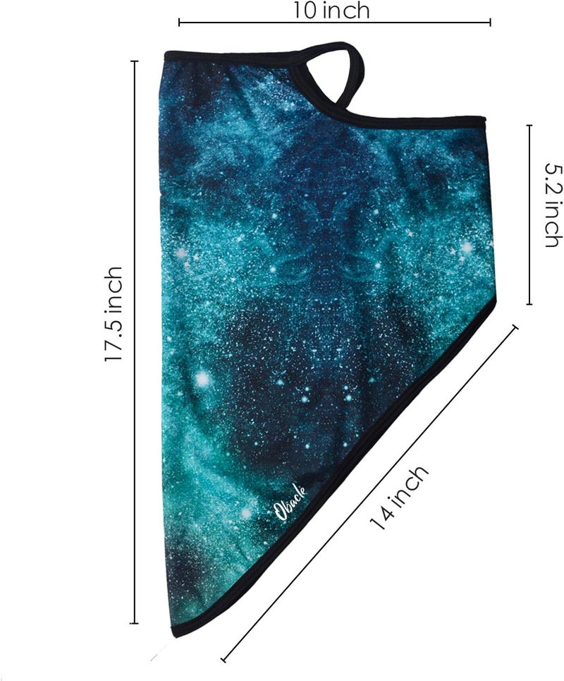 Obacle Bandana Face Mask with Ear Loops Neck Gaiter Face Mask Scarf Face Cover for Men Women - Image 3